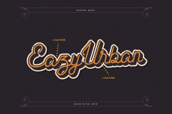 Arasea Bugs Font - Preview 6