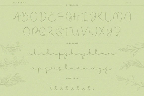 Arawinda Font - Preview 5