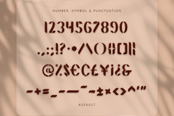 Assault Font - Preview 5