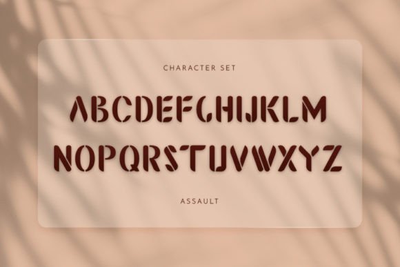 Assault Font - Preview 1