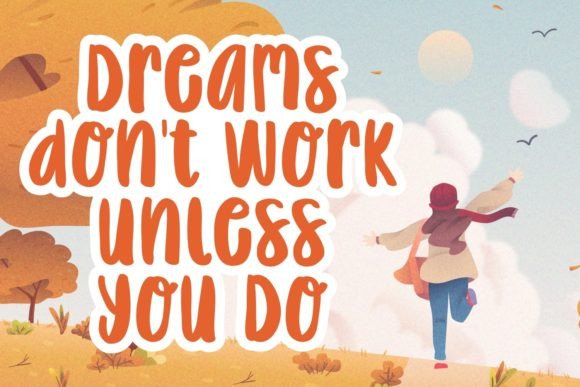 Autumn Dreams Font - Preview 2