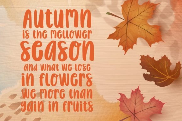 Autumn Dreams Font - Preview 3