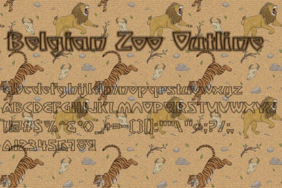 Belgian Zoo Font - Preview 5