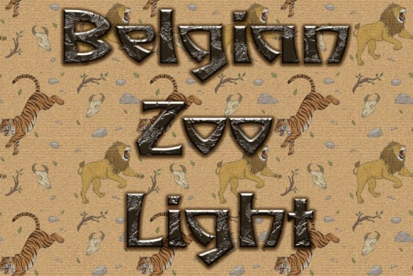 Belgian Zoo Font - Preview 1