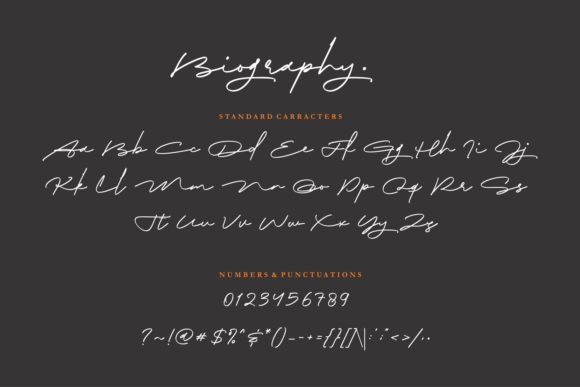 Biography Font - Preview 5