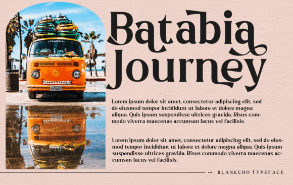 Blankcho Font - Preview 3