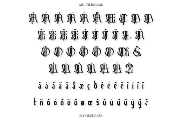 Bloodsucker Font - Preview 4