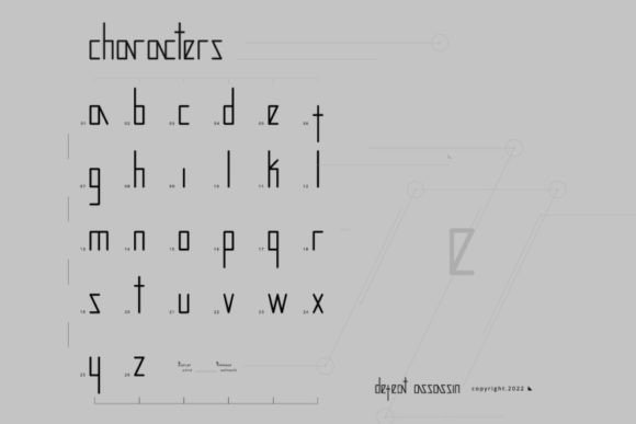 Defeat Assassin Font PNG with transparent background - Preview 6
