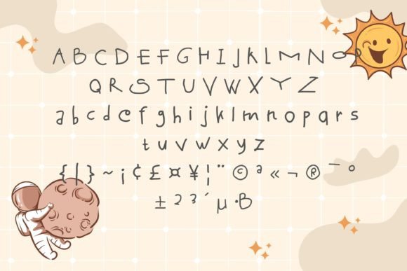 Excitedly Font - Preview 1