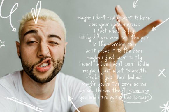 Guide Notes Font PNG with transparent background - Preview 2