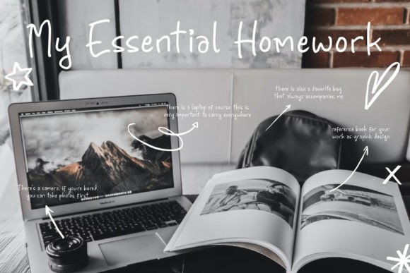 Guide Notes Font PNG with transparent background - Preview 4