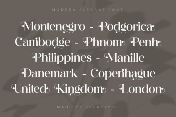 Hergika Font PNG with transparent background - Preview 4