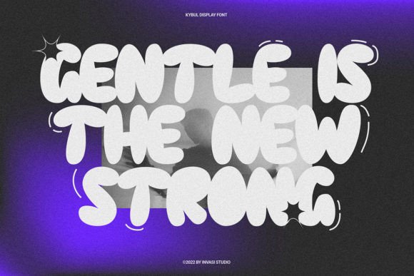 Kybul Font PNG with transparent background - Preview 1