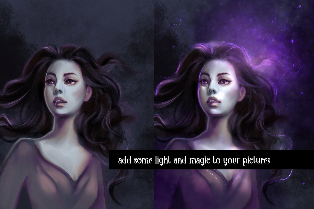 Light and Bokeh Brushset for Procreate Graphic by BlackKitten ...