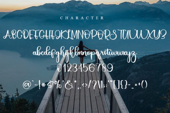 Little Holiday Font PNG with transparent background - Preview 3
