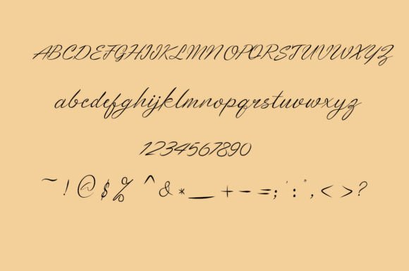 Little Kitchen Font PNG with transparent background - Preview 4