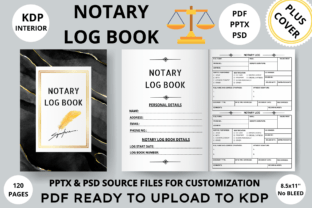 Notary Log Book -KDP Interior + Cover Graphic by KDP star · Creative ...
