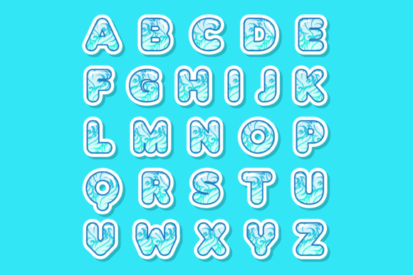 Plume Font PNG with transparent background - Preview 1