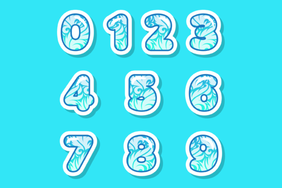 Plume Font PNG with transparent background - Preview 2