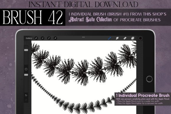 Procreate Brush #42 – Abstract Suite