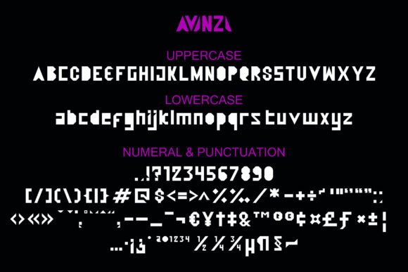 Avanza Font - Preview 3