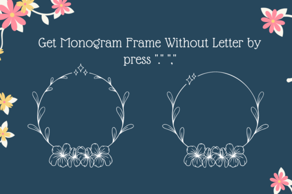 Ayana Monogram Font - Preview 3