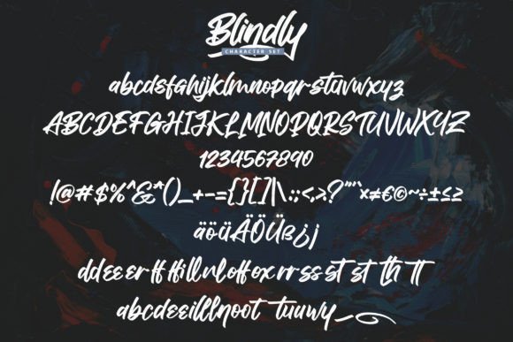 Blindly Font - Preview 5