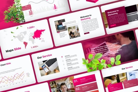 Preview of Brandobe Marketing Presentation marketing presentation template