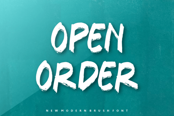 Brush Destorsi Font - Preview 2