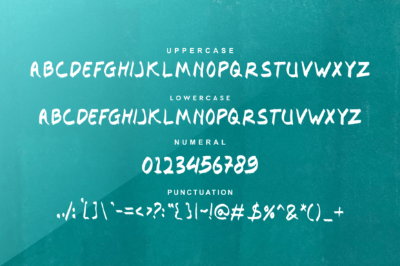 Brush Destorsi Font - Preview 3