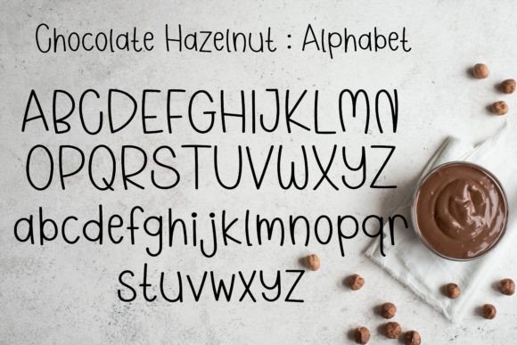 Chocolate Hazelnut Font - Preview 2