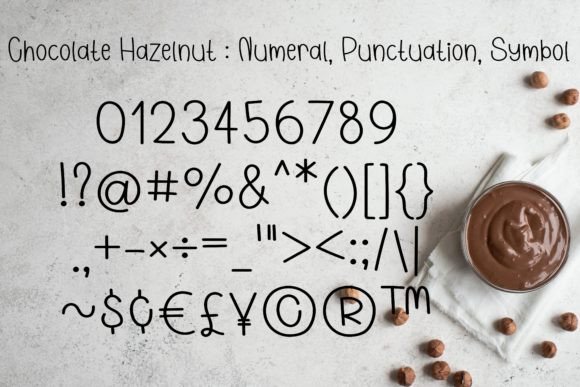 Chocolate Hazelnut Font - Preview 3