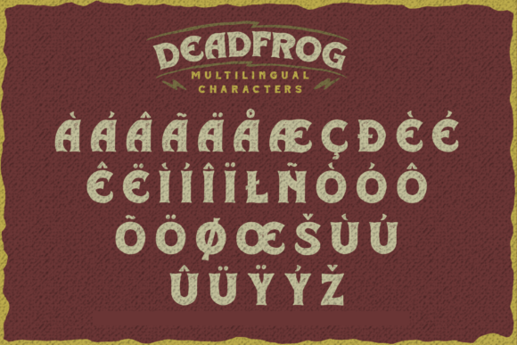 Deadfrog Font - Preview 6