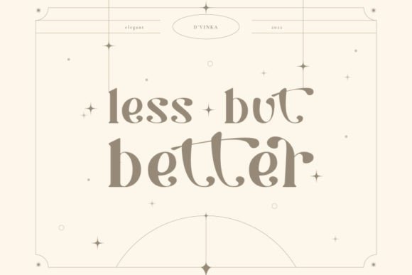 D'vinka Font - Preview 4