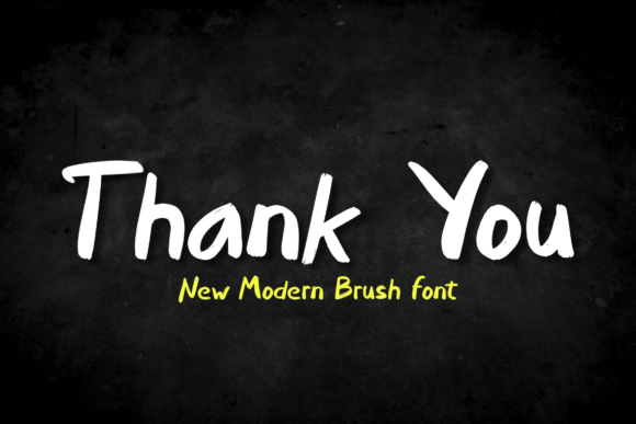 Enter Brushes Font - Preview 4