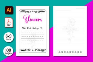 Flowers Journal Notebook KDP Interior