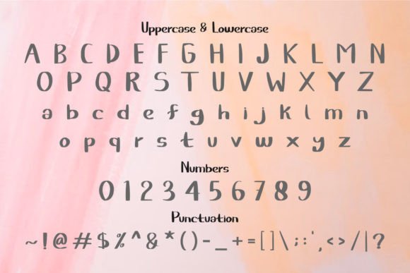 Foma Kids Font PNG with transparent background - Preview 3