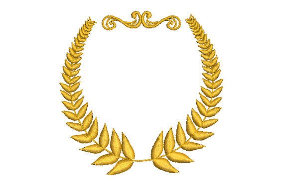 Golden Olive Leaf Bouquet Frame