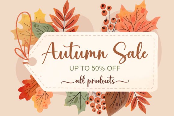 Happy Autumn Font - Preview 1
