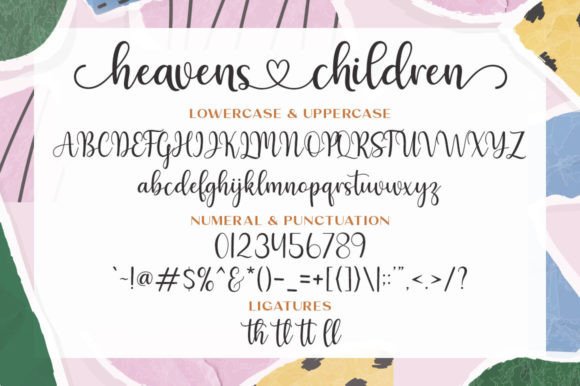 Heavens Children Duo Font - Preview 4