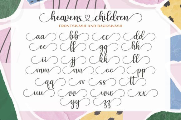 Heavens Children Duo Font - Preview 6