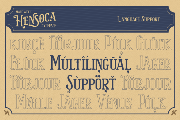 Hensoca Font - Preview 6