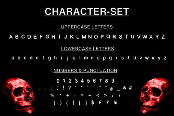Inky Halloween Font - Preview 1