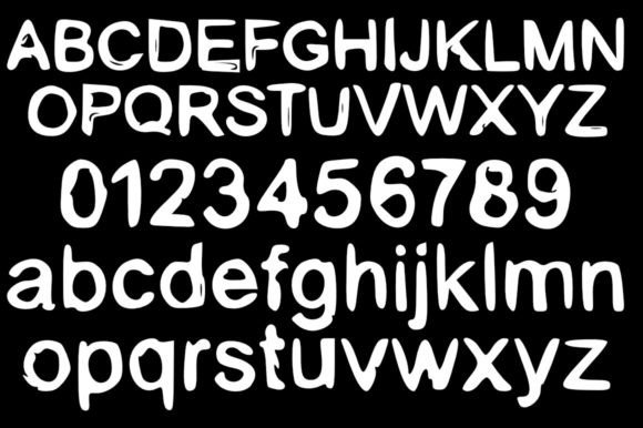 Inky Halloween Font - Preview 3