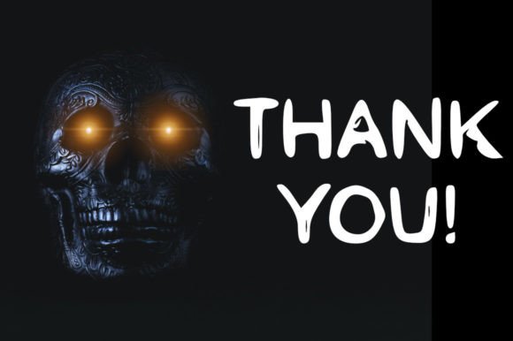 Inky Halloween Font - Preview 6