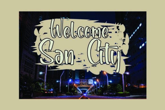 Janetty Font - Preview 2