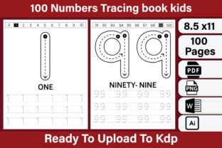 Numbers Tracing Book Graphic by kdpkawsarmia · Creative Fabrica