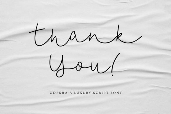 Odesha Font PNG with transparent background - Preview 5