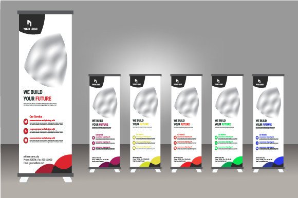 Rollup Banner Design Template