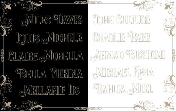 Sendu Meranti Font PNG with transparent background - Preview 1